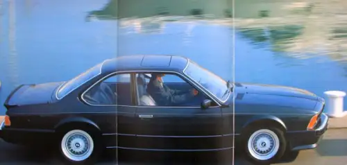 BMW 635 CSi Modellprogramm 1987 Automobilprospekt (10222)