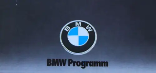 BMW Modellprogramm 1974 Automobilprospekt (10308)