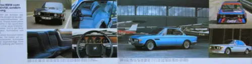 BMW Modellprogramm 1974 Automobilprospekt (10308)