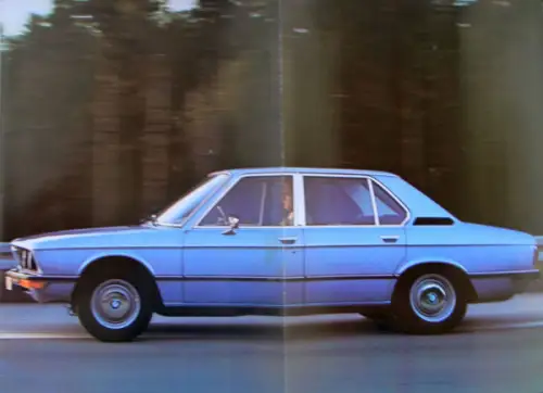 BMW 520 - 525 Modellprogramm 1973 Automobilprospekt (10309)