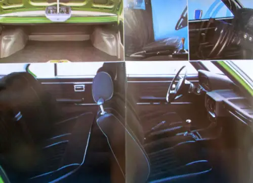 BMW 520 - 525 Modellprogramm 1973 Automobilprospekt (10309)