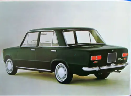 Fiat 124 Modellprogramm 1967 Automobilprospekt (10323)