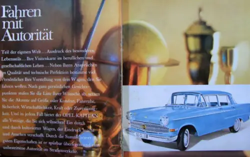 Opel Rekord Modellprogramm 1963 Automobilprospekt (10340)