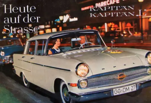 Opel Rekord Modellprogramm 1962 Automobilprospekt (10341)