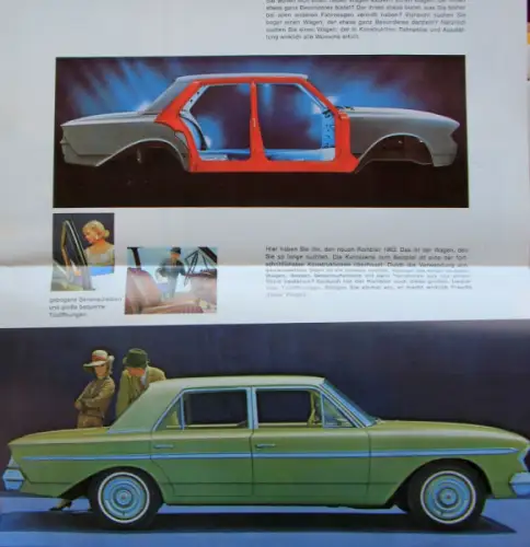 American Motors Rambler Modellprogramm 1963 Automobilprospekt (10344)