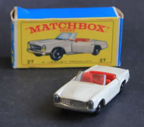 Matchbox Lesney Mercedes-Benz 230 SL 1965 Metallmodell in Originalbox (10364)