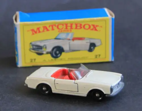 Matchbox Lesney Mercedes-Benz 230 SL 1965 Metallmodell in Originalbox (10364)