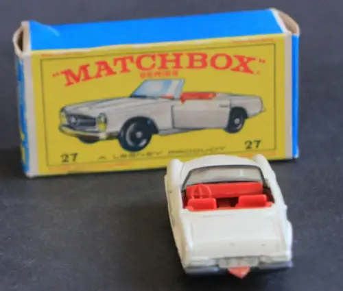 Matchbox Lesney Mercedes-Benz 230 SL 1965 Metallmodell in Originalbox (10364)