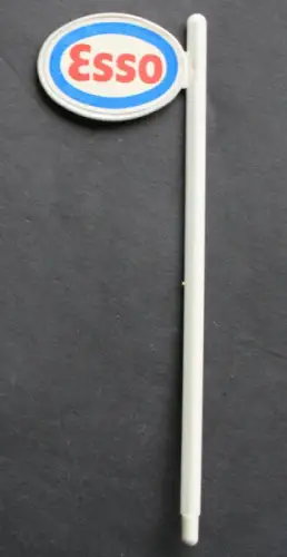 Löhmann Esso Tankstelle-Fahnenmast 1970 Plastik (10367)