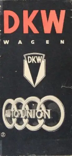 DKW Modellprogramm 1939 Automobilprospekt (8770)