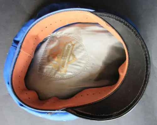 BV Aral Tankwartmütze 1955 blau mit Logo (1874)