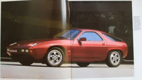 Porsche 928 S Modellprogramm 1984 Automobilprospekt (6496)