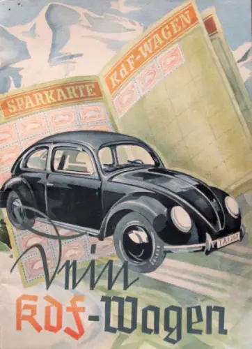 Volkswagen KdF Modellprogramm 1939 "Mein KdF-Wagen" Automobilprospekt (8167)