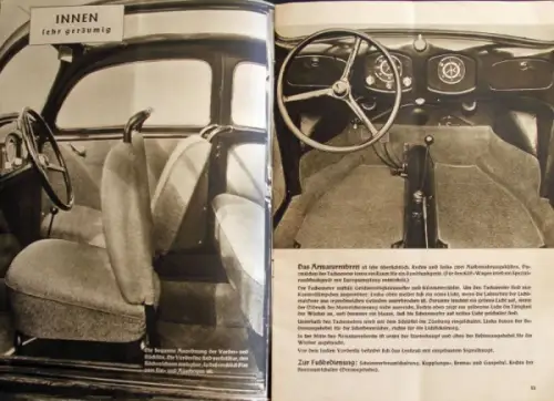 Volkswagen KdF Modellprogramm 1939 "Mein KdF-Wagen" Automobilprospekt (8167)