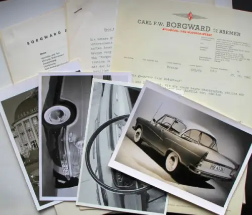Borgward Arabella de Luxe Modellprogramm 1960 Automobil-Pressemappe (7000)