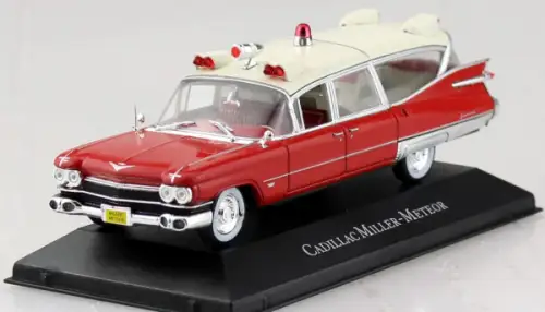 Atlas Cadillac Miller Meteor Krankenwagen 1959 Metallmodell (10400)