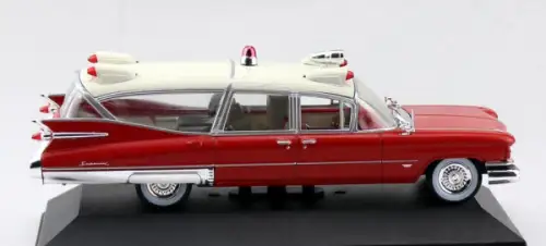 Atlas Cadillac Miller Meteor Krankenwagen 1959 Metallmodell (10400)