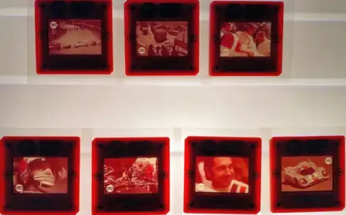 Gulf "Die Rennen der PS Giganten" Motorrennsport 17 Originaldias 1969 (10405)