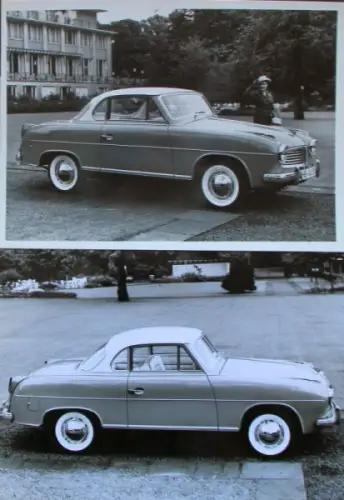 Goliath Coupe 1956 fünf Werksfotos (10427)