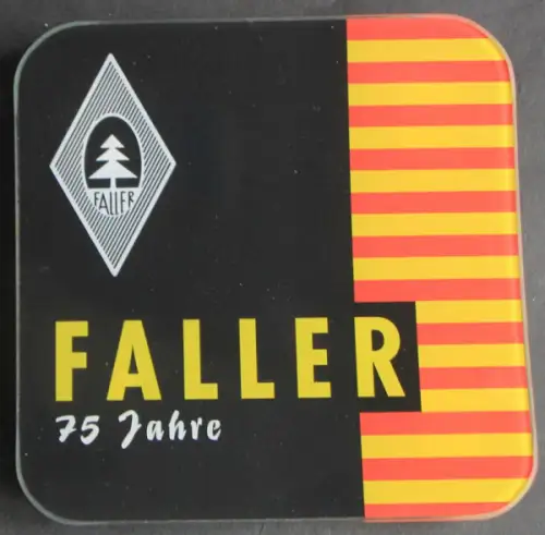 Faller Zahlteller 2021 Glas mit Logo (10433)