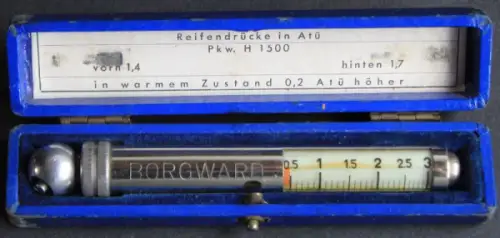 Borgward Hansa 1500 Messko-Hauser Luftdruckprüfer in Originalbox (10434)