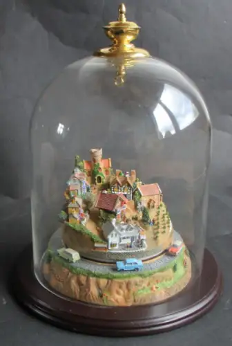 Bradford Exchange Trabant Wartburg Diorama 2010 mit Glaskuppel limitiert (10437)