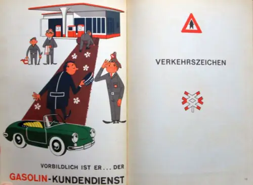 Gasolin Tips "Autofibel für Rast und Reise" Tankstellen-Handbuch 1963 (10441)