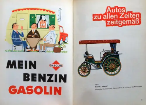 Gasolin Tips "Autofibel für Rast und Reise" Tankstellen-Handbuch 1963 (10441)