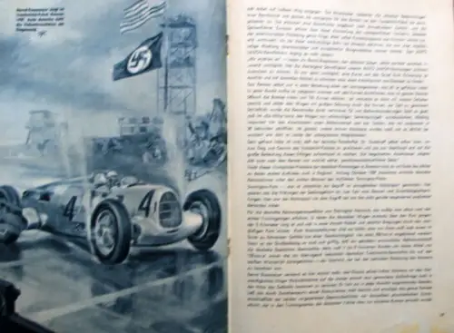 Auto-Union Modellprogramm 1937 "Deutsche Siege in 3 Erdteilen" Automobilprospekt (10443)