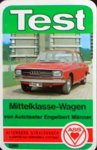 Altenburg Spielkarten "Mittelklasse Wagen" 1969 Kartenspiel (10507)