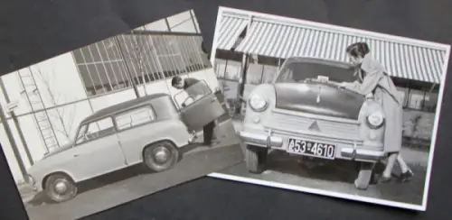 Lloyd LK 400 Kombi 1953 zwei Werksfotos (10508)