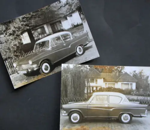 Borgward Arabella Deluxe Limousine 1959 zwei Werksfotos (10511)