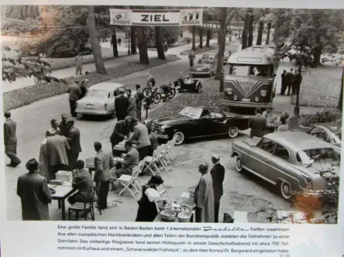 Borgward Isabella Treffen Baden-Baden 1956 Werksfoto (10517)