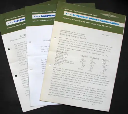 Borgward Presse-Informationen 1960 (10527)