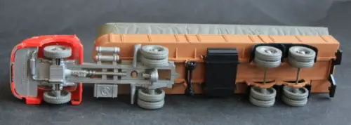 Siku Henschel HS 170 Sattelschlepper Kässbohrer V124 Plastikmodell 1959 (10533)