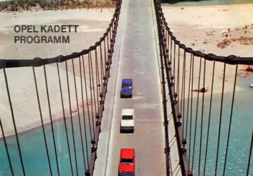 Opel Kadett A Modellprogramm 1964 Automobilprospekt (10559)