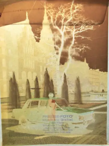 Wartburg 353 Limousine 1968 Pressenegativ (10576)