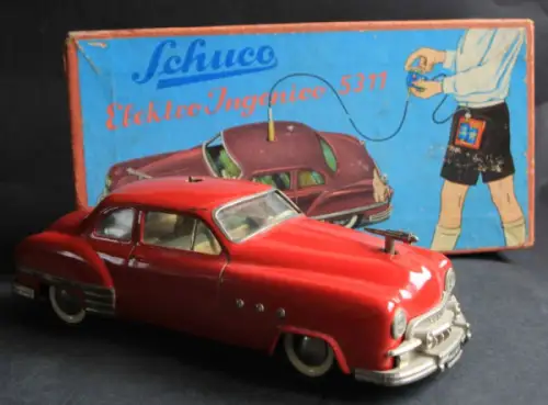 Schuco Elektro-Ingenico 5311 Blechmodell mit Batterieantrieb in Originalbox 1950 (10580)