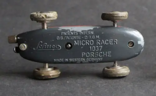 Schuco Micro-Racer Porsche Speedster 1955 Metallmodell mit Friktionsantrieb (10582)