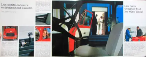 Skoda 1000 MB Modellprogramm 1965 Automobilprospekt (10592)