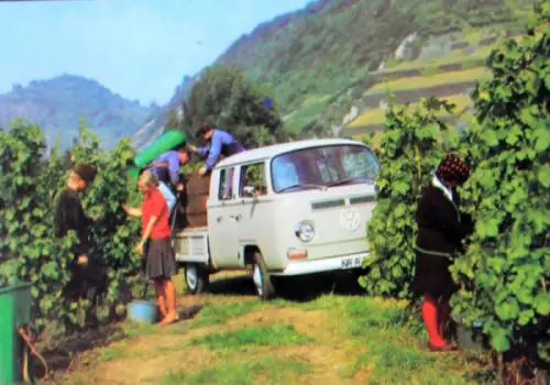 Volkswagen T2 Transporter 1968 Werkspostkarte (10595)