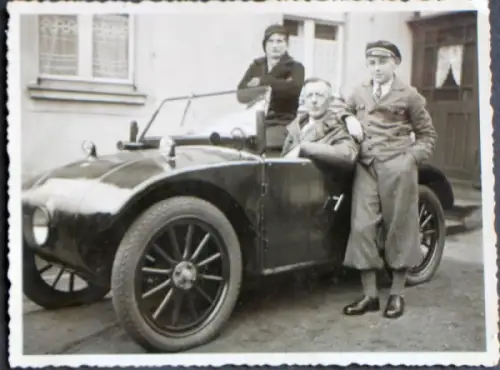 Hanomag 2/10 PS Kommisbrot Cabriolet 1928 Originalfoto (10596)