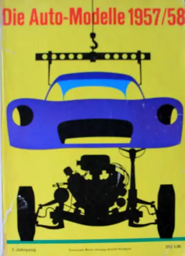 "Die Auto-Modelle Katalog 1957/58" Automobil-Jahrbuch (10615)