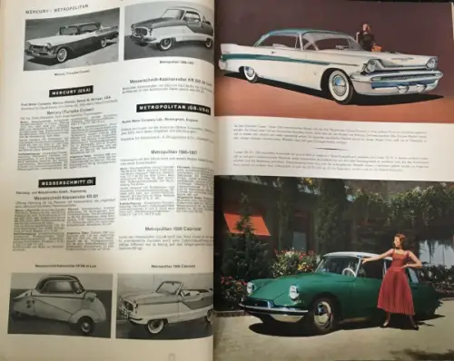 "Die Auto-Modelle Katalog 1957/58" Automobil-Jahrbuch (10615)