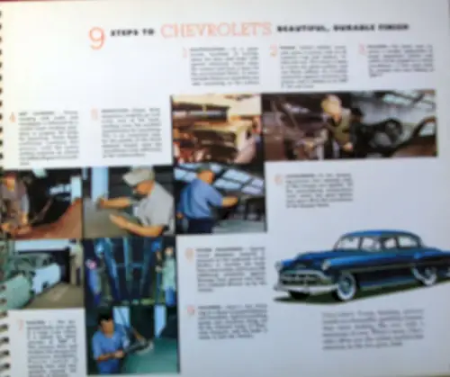 Chevrolet Modellprogramm 1953 Händler-Automobilkatalog (10621)