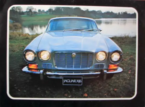 Jaguar XJ 6 Modellprogramm 1973 Automobilprospekt (10626)