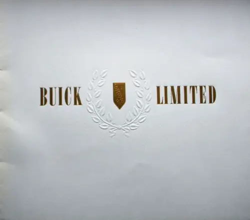 Buick Limited Modellprogramm 1941 Automobil-Prestigekatalog (10627)