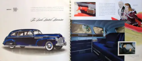Buick Limited Modellprogramm 1941 Automobil-Prestigekatalog (10627)