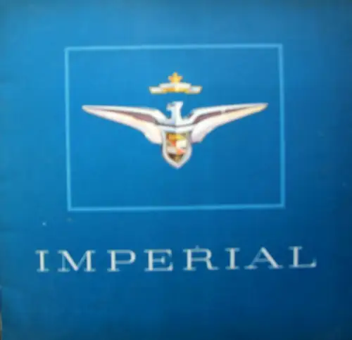 Chrysler Imperial Modellprogramm 1956 Prestige-Automobilprospekt (10628)