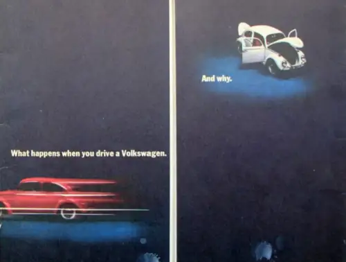 Volkswagen Käfer Modellprogramm 1966 Automobilprospekt (10633)